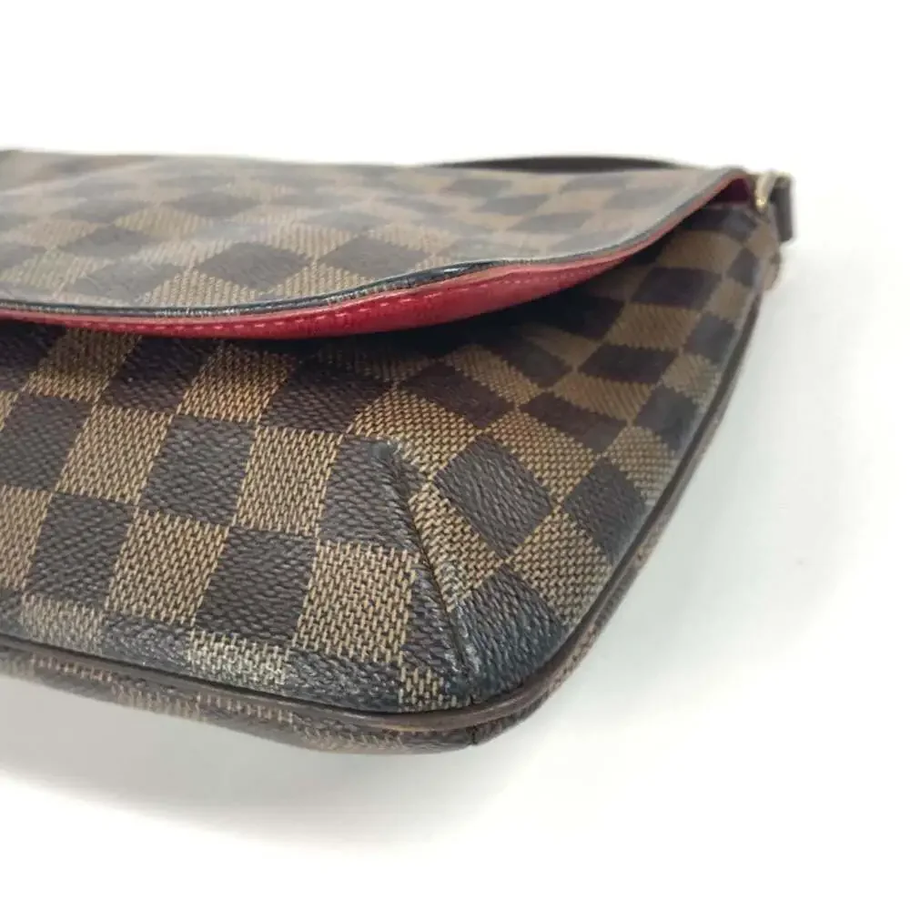 LOUIS VUITTON Brown Damier Canvas Pochette Shoulder Bag